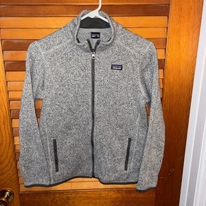 Patagonia Better Sweater Gray Zip-Up Jacket - kids size large (12)